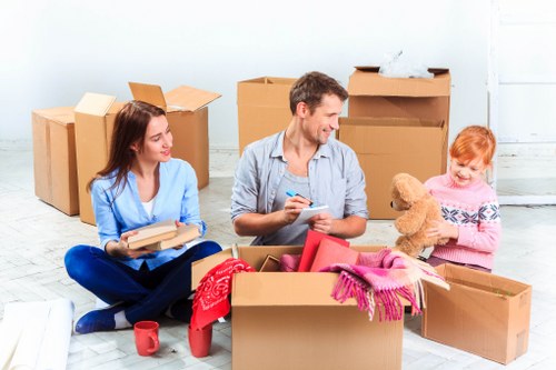 Scheduling a bulky waste pickup in East London